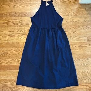 Boden Blue Halter Sleeveless Dress